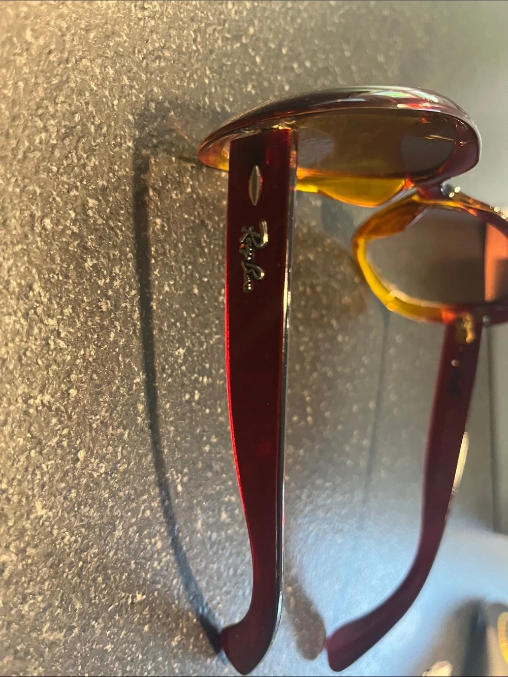 Ray-Ban Women’s Red Gradient Frame Jackie OHH II Sunglasses - Picture 3 of 9